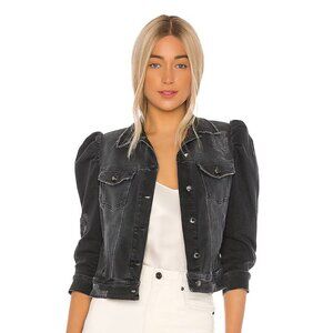 Retrofete Ada Denim Jean Jacket Faded Black XS